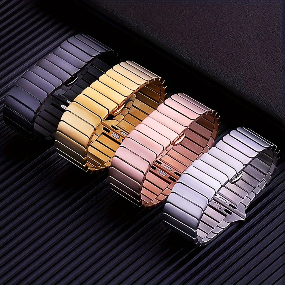 Titanium Strap For Apple watch Band 40 46 42 44 45 49mm Stainless Steel Wristband Strap For iWatch Series 10/9/8/7/6/5/4 Ultra