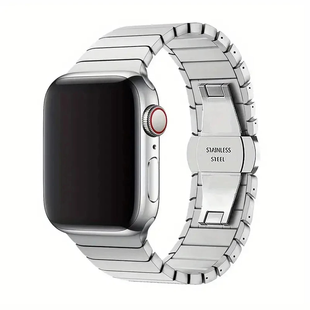 Titanium Strap For Apple watch Band 40 46 42 44 45 49mm Stainless Steel Wristband Strap For iWatch Series 10/9/8/7/6/5/4 Ultra