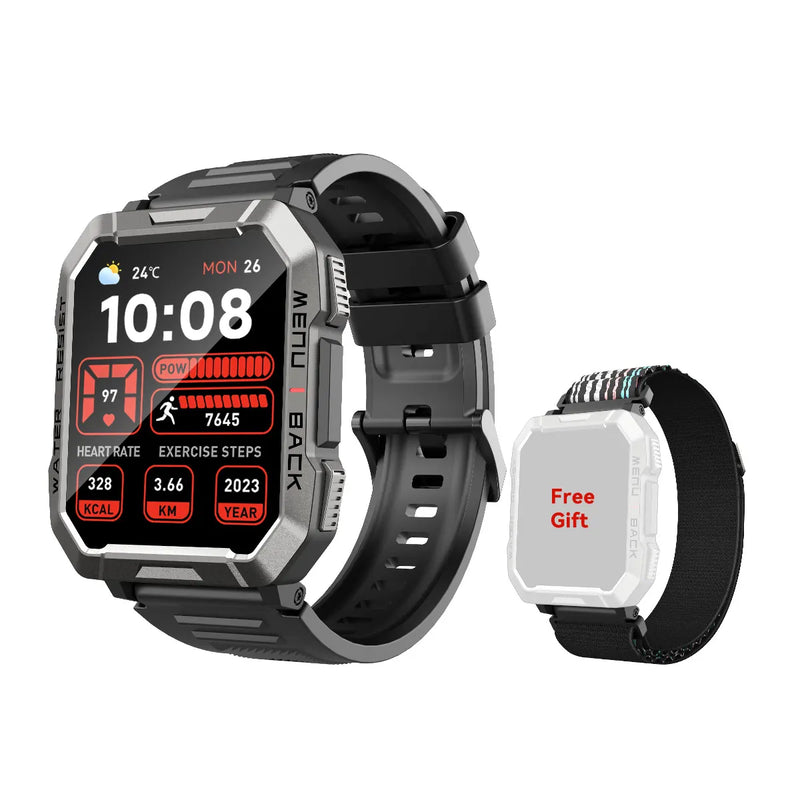 Blackview W60 Outdoor Pro – Smartwatch with Emergency Light & Bluetooth Calls