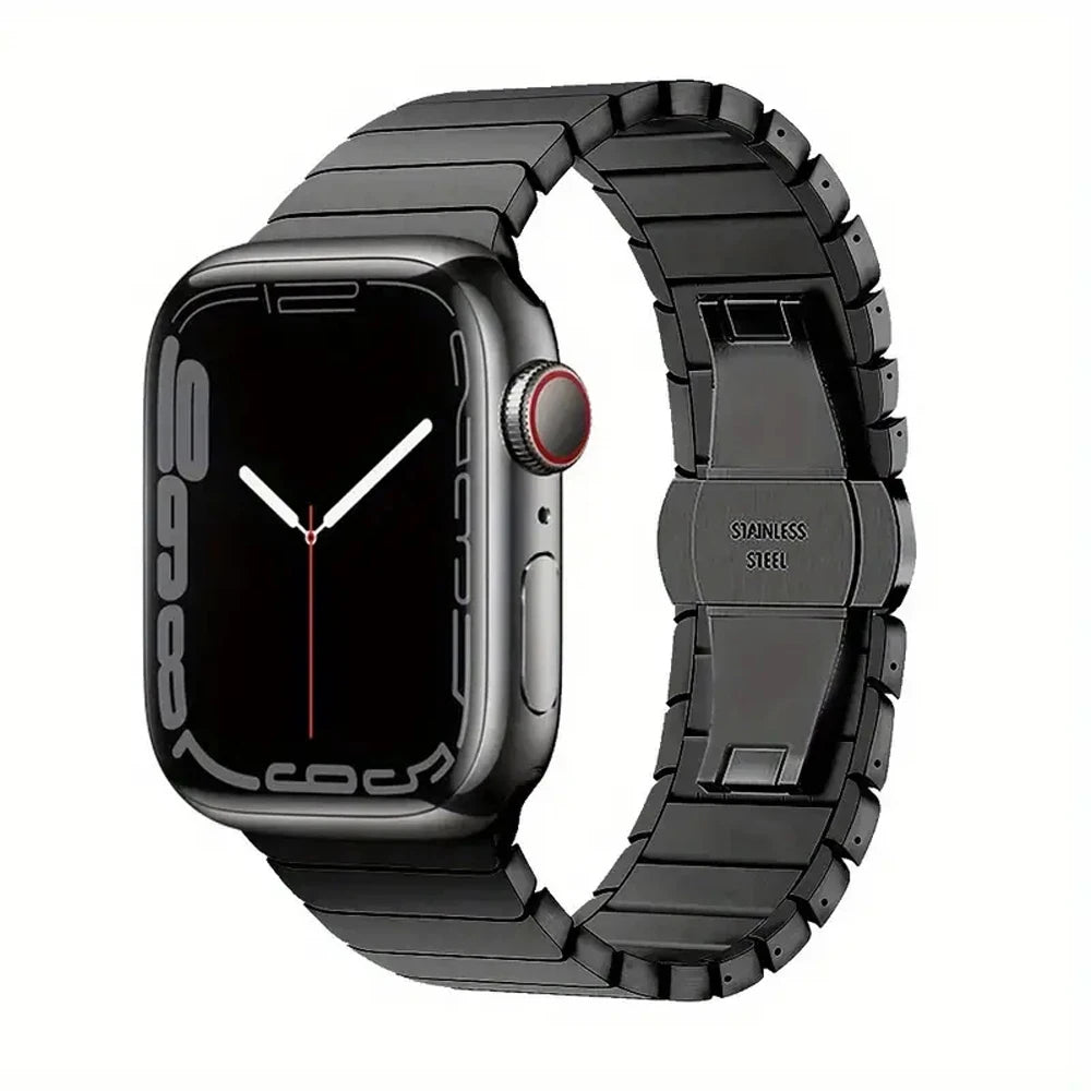 Titanium Strap For Apple watch Band 40 46 42 44 45 49mm Stainless Steel Wristband Strap For iWatch Series 10/9/8/7/6/5/4 Ultra