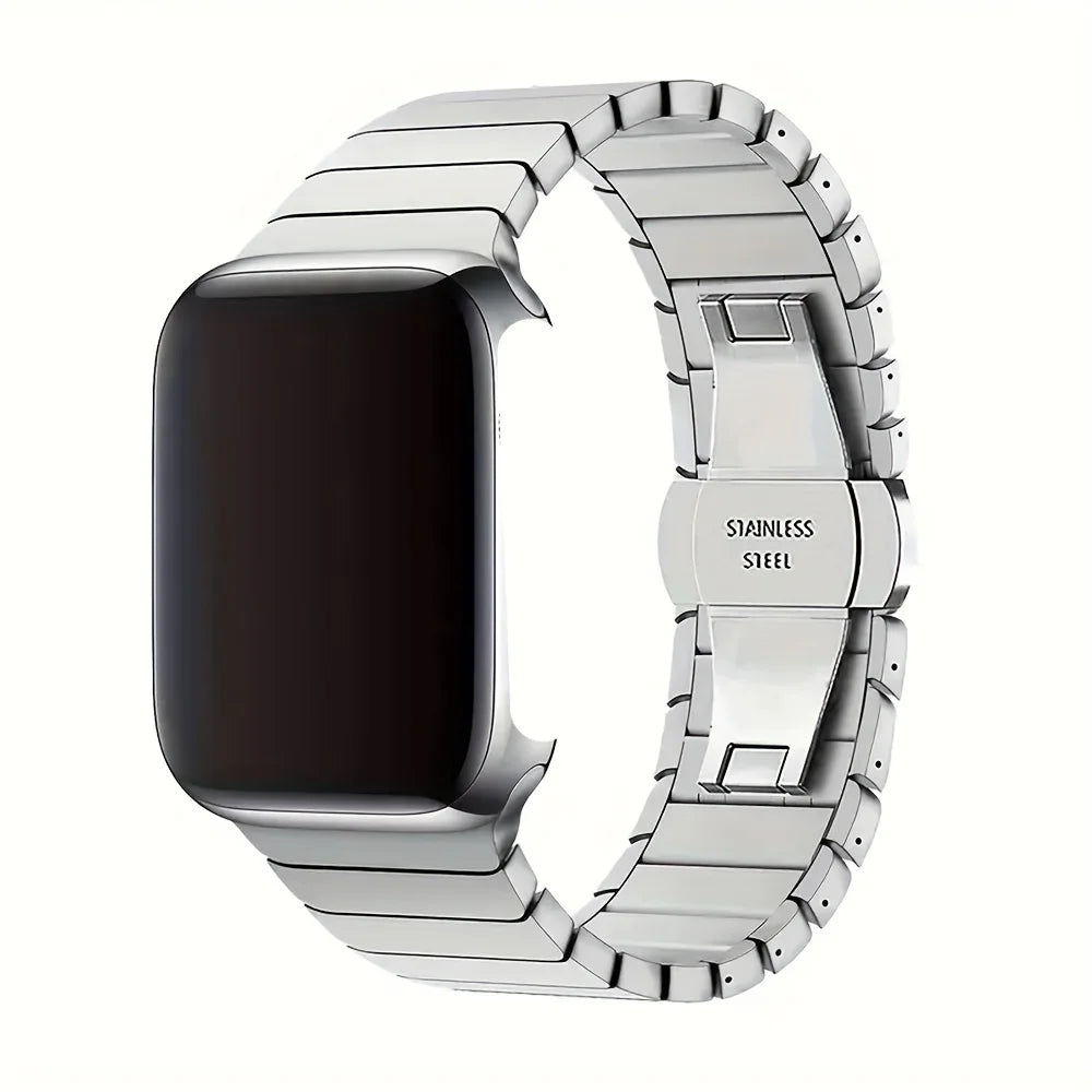 Titanium Strap For Apple watch Band 40 46 42 44 45 49mm Stainless Steel Wristband Strap For iWatch Series 10/9/8/7/6/5/4 Ultra