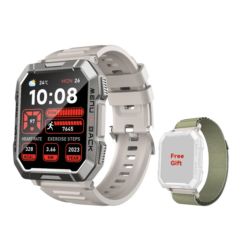 Blackview W60 Outdoor Pro – Smartwatch with Emergency Light & Bluetooth Calls