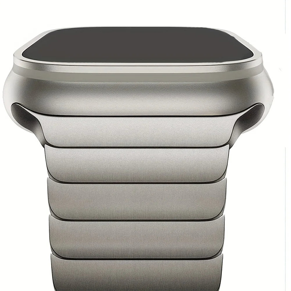 Titanium Strap For Apple watch Band 40 46 42 44 45 49mm Stainless Steel Wristband Strap For iWatch Series 10/9/8/7/6/5/4 Ultra