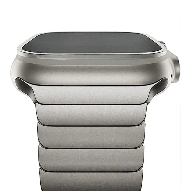 Titanium Strap For Apple watch Band 40 46 42 44 45 49mm Stainless Steel Wristband Strap For iWatch Series 10/9/8/7/6/5/4 Ultra